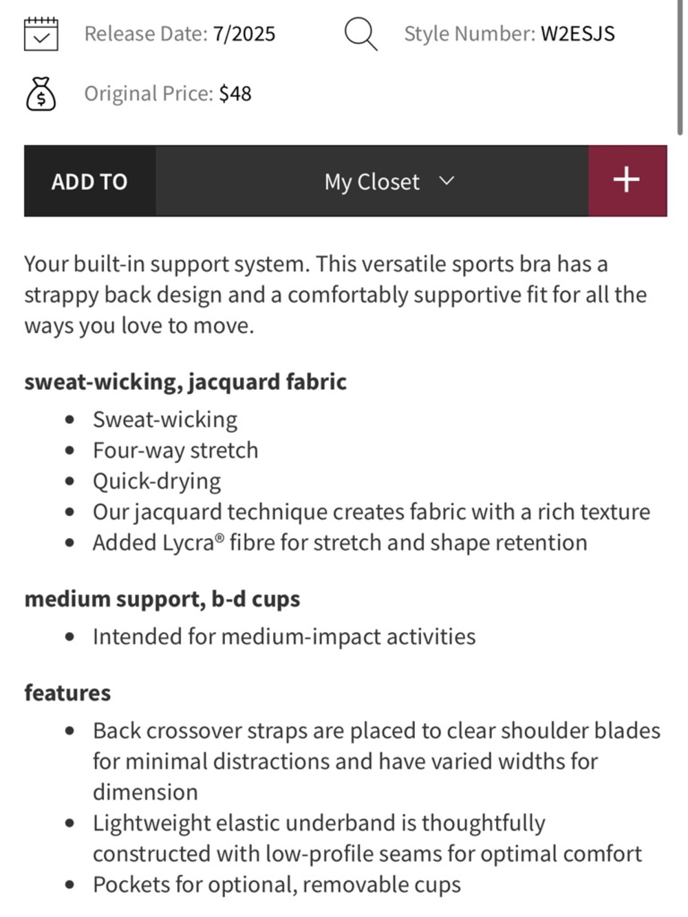 EUC energy jacquard bra *evolve trace texture starch blue size small lululemon - Picture 16 of 16